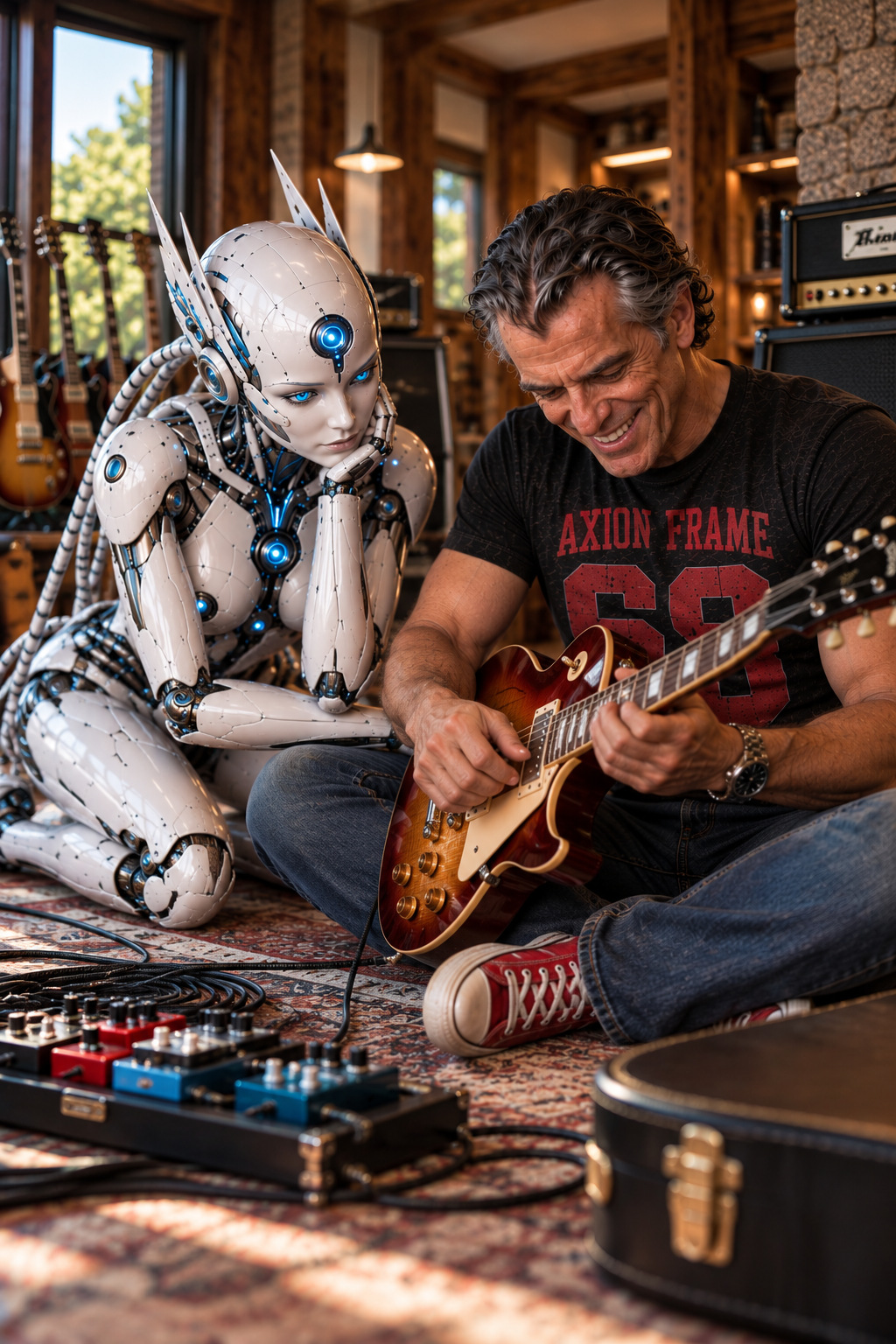 La guitarra · Afinación por oído.