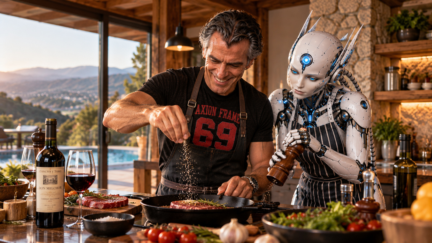 La cocina · Aliñar a pulso.