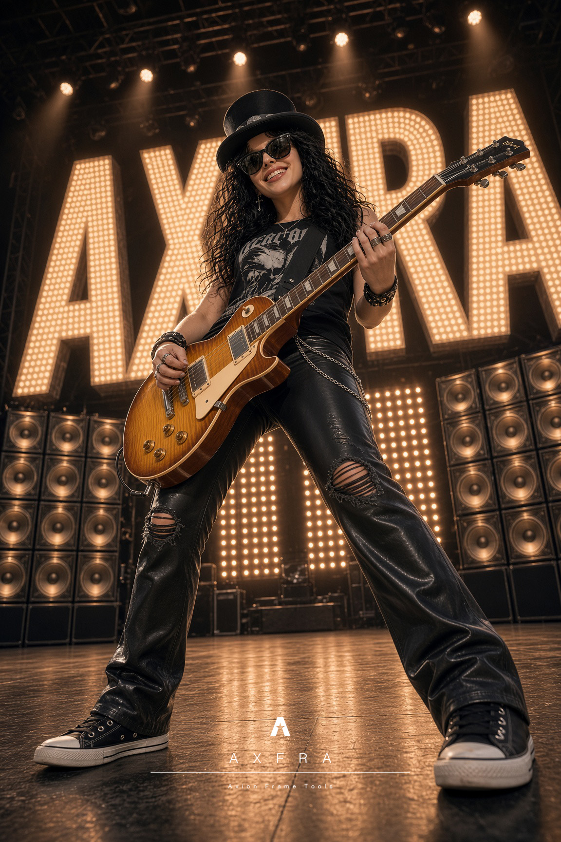 Dotsy y su Les Paul
