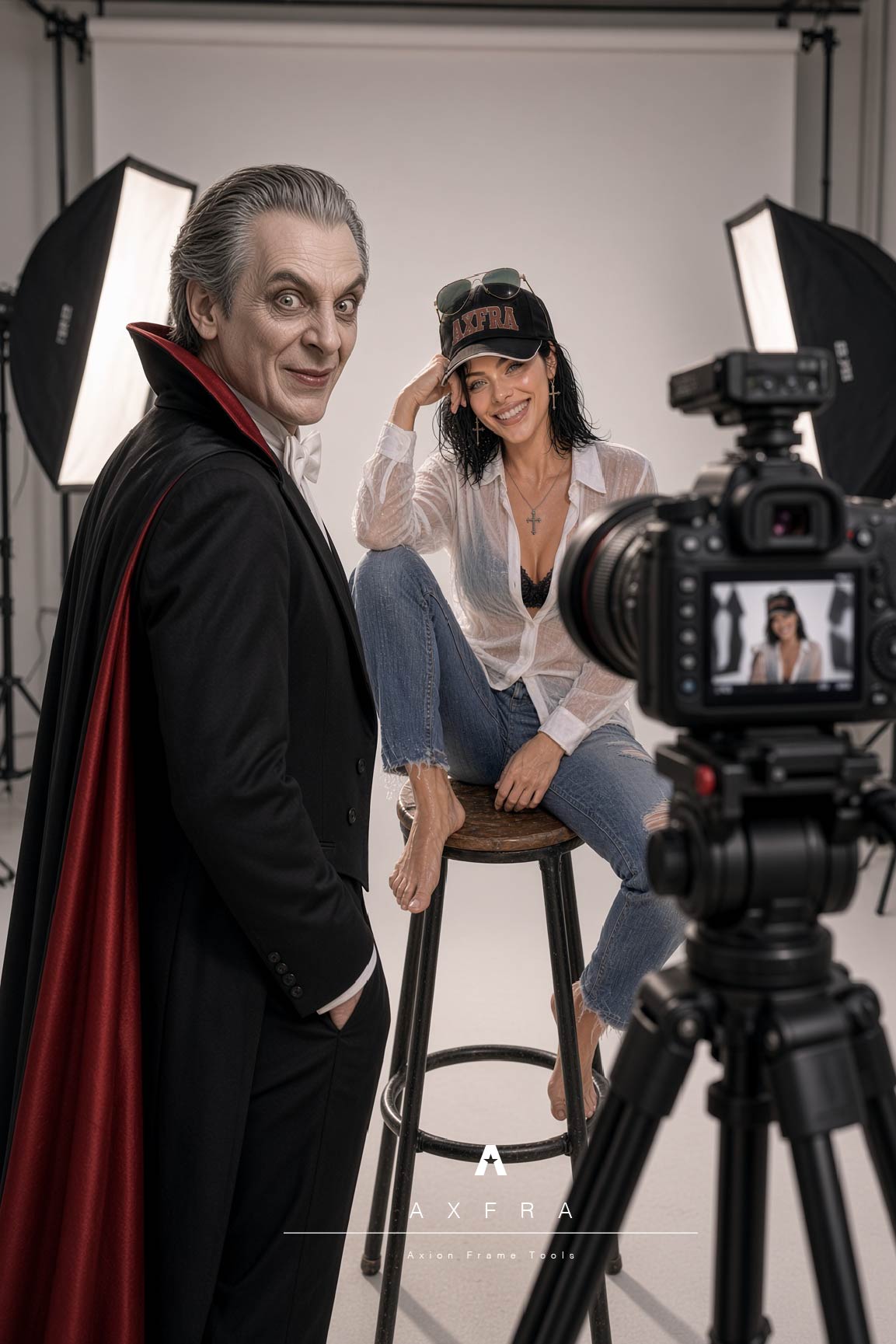 Escena 08 de la demostración AXFRA: Drácula visita el estudio fotográfico